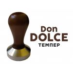 Темпер для кофе Don Dolce 57 мм корич., дерево/нер