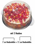 Блюдо для торта d=30 см. нерж. с 2-мя крышками h=7