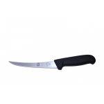 Нож обвалочный 130/260 мм, изогнутый (гибкое лезвие), пластик. ручка черный SAFE Icel /6/ Icel