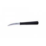 Нож для чистки овощей 60/160 мм. изогнутый. черный Icel /1/  Icel