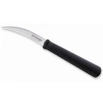 Нож для карвинга изогнутый, лезвие 6см, черный TRIANGLE