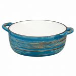 Чашка для супа Texture Dark Blue Lines 14,5 см, h 5,5 см, 580 мл, P.L. Proff Cuisine P.L. PROFF CUISINE