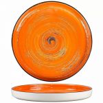 Тарелка с бортом Texture Orange Circular 28 см, h 3,1 см, P.L. Proff Cuisine P.L. PROFF CUISINE